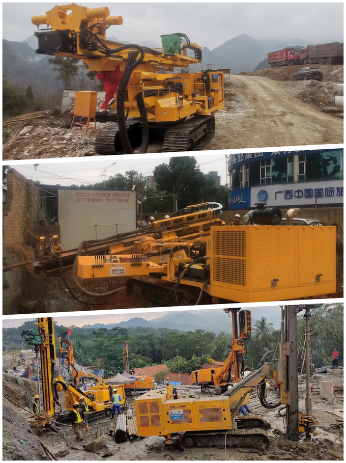 Multifunctional Hand Held Rock Drilling Equipment For Construction Highways