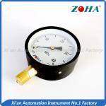 100mm Bottom Connection Pressure Gauge / Black 6000 PSI Pressure Gauge