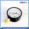Buy cheap 100mm Bottom Connection Pressure Gauge / Black 6000 PSI Pressure Gauge from wholesalers