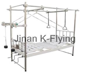 Quality SS Hospital Traction Bed , Three cranks Manual Patient Bed wholesale