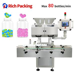 China Flip - Flop Capsule Automatic Counting Machine High Speed 20-80 Bottle / Min on sale