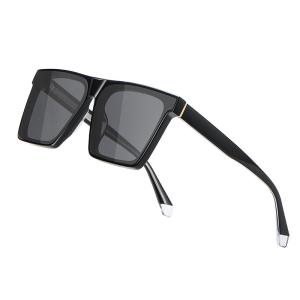 Quality OEM ODM Square Acetate Sunglasses Unisex Men TAC Polarized wholesale