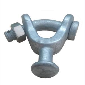 China 36000lbs To 50000lbs Power Line Fittings HDG Ball Clevis 45kn on sale