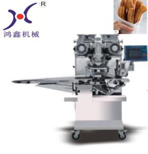 Quality 1.5KW Two Hopper Churro Food Encrusting Machine wholesale