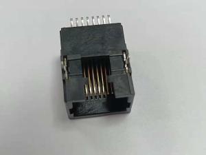 Quality Female Lan SMT RJ45 Connector Through Hole Low Profile Tab Up wholesale