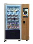 Food And Lunch Box Vending Machine With Double Tempered Glass Door, Payment