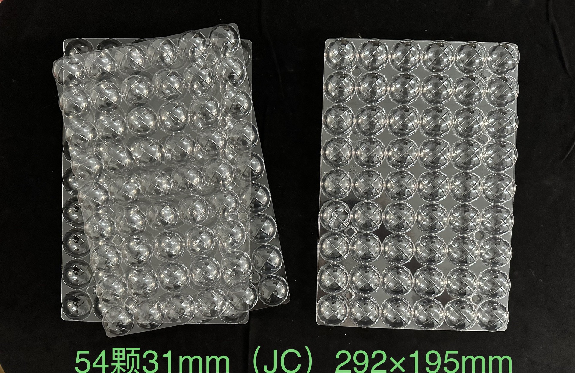 Custom Blister Transparent 54 Cavity Pet Berry Fruit Clamshell Box Disposable Yangmei Fruit Clear Plastic Container Packing Box