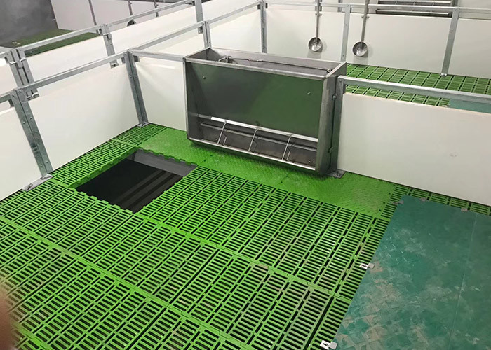 Blue Green 600*600mm PP Plastic Slatted Floor For Pigs Chicken