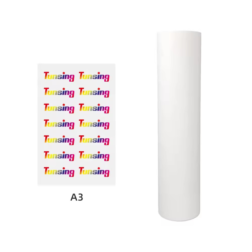 Peel Immediately DTF PET Film Roll 60/30/33cm Double Side Peel Easy Heat Transfer DTF Film for Heat Transfer Printing
