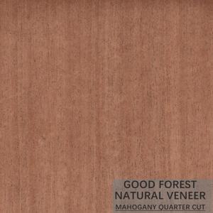 Quality Hardly Mahogany Natural Wood Veneer Customized Crown Cut Grain wholesale