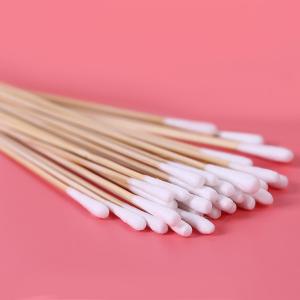 Quality Wooden Stick Cosmetic Cotton Buds No Contaminating Adhesive Coatings wholesale