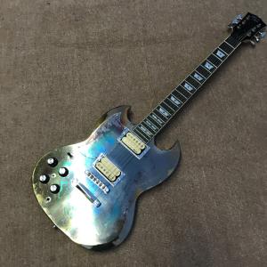 Quality High quality LED light acrylic electric guitar, free shipping wholesale
