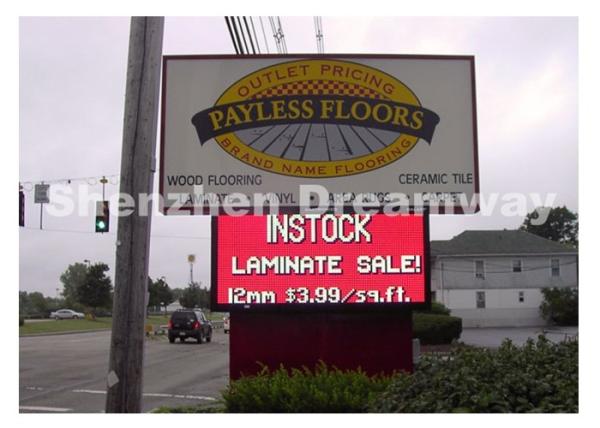 16 mm Pixel Pitch Outdoor LED Display Signs Advertising with RGB EPISTAR LED