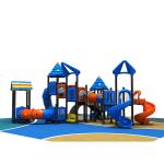 Customized Outdoor Entertainment Playground Slide For Kids Play Plastic For