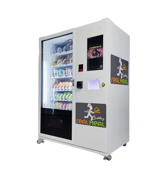 Touch Screen Hot Water Milk Tea Cup Noodle Vending Machine 540 Capacity