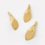 Nordic Brass Glod Leaves Cabinet Door Wardrobe Handle 2pairs Furniture Handle