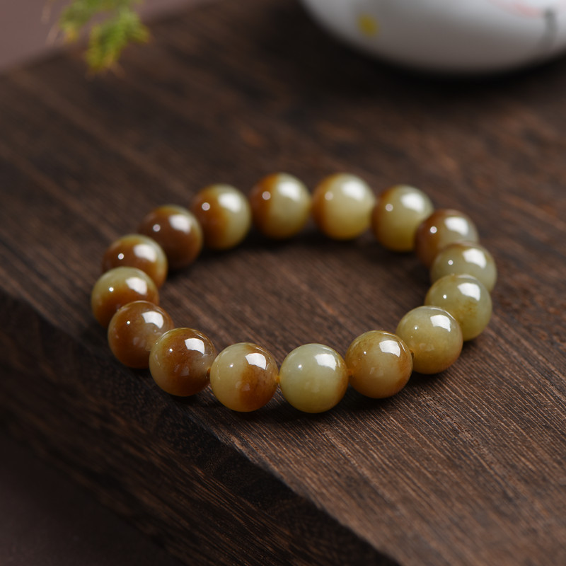 Natural Jade Stone Bracelet Jade Jewelry 6mm 8mm10mm 12mm 14mm Natural White Jade Stone Round Beads Friendship Bracelet Handmade Jewelry