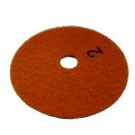 Stone Flexible Abrasive 4" Resin Bond 3 Step Polishing Pads for Granite Grinding
