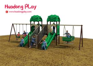 Quality Kid Plastic Amusement Park Outdoor Playground Slides About 7 Volume Cubic Meter wholesale