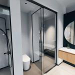 304 Stainless Steel, Sliding Door ,T Shape ,Shower Room ,Minimalist Design