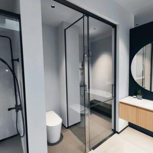Quality 304 Stainless Steel, Sliding Door ,T Shape ,Shower Room ,Minimalist Design wholesale