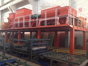 Quality Recycling Construction Mgo Board Production Line with Fiberglass Mesh Materials wholesale