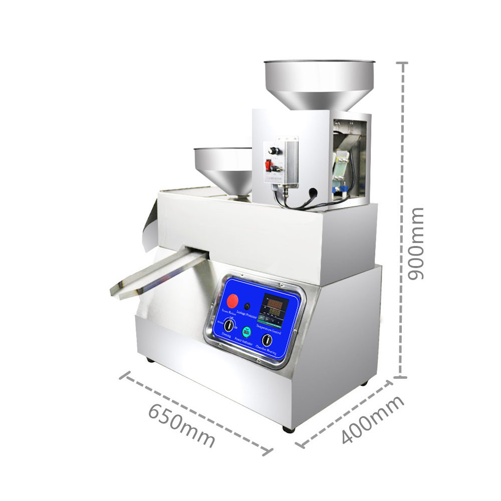 1.5W 65x40x90cm Seed Oil Press Machine Soybean Thermostat Heating 55Kg