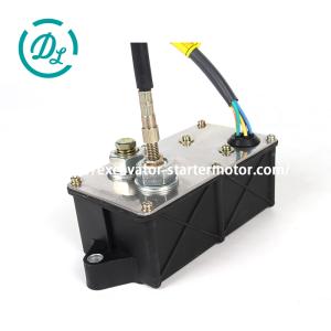 Quality Black Excavator Throttle Motor 21EN-32320 21EN-32340 Hyundai R80-7 wholesale