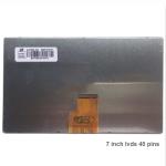 280 Nit 40 Pins TFT LCD Color Monitor LVDS Display 7 Inch 1024x600