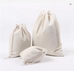 Personalized Colorful Small Muslin Cotton Fabric Bag Drawstring Pouch