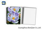 0.6mm PET Material Personalized Spiral Notebooks 3D Lenticular Stationery