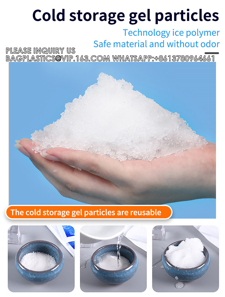 Fresh keep, Custom Medical Non Toxic Ice Packs Compress Wraps Instant Cold Pack Cold hot pack bag keep cool