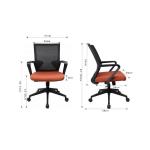 Affordable Modern Mesh Office Chair with Bow Back Design Simple Ergonomic Lift