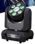 6 PCS RGBWA 5in1 LED Beam Moving Head