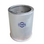 Stainless Steel Slotted Pressure Screen Basket For Paper Mill