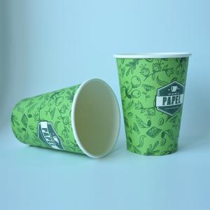 Quality Custom Logo 430ml Personalised Paper Cups 12oz Disposable Coffee Cups With Logo wholesale