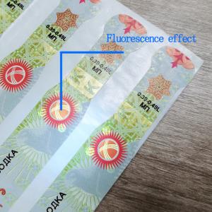 Quality Fluorescence Wine Sticker Label Trademark Sealing Customized Wine Label Sticker wholesale