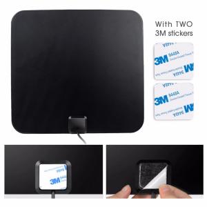 Quality ABS 50 Mile Range Amplified Indoor HDTV Antenna with Detachable Amplifier Signal Booster wholesale
