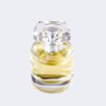 Clear Short Round Spray Pump Glass Perfume Bottle 50ml