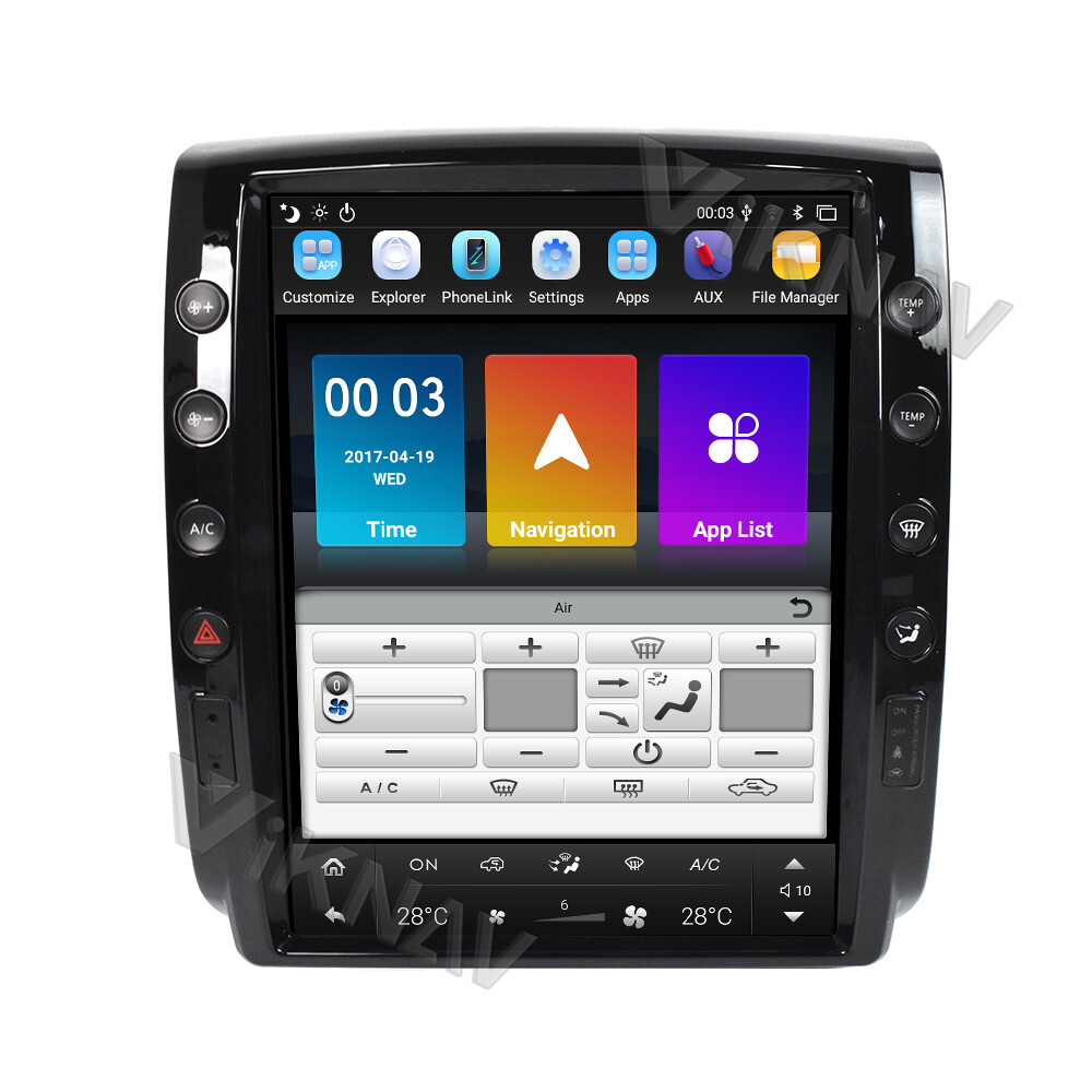 Viknav Car Radio For TOYOTA Tacoma HILUX (2005-2015) 13.6 inch PX6 2 din Android GPS Navigation Stereo Receiver Tape Rec