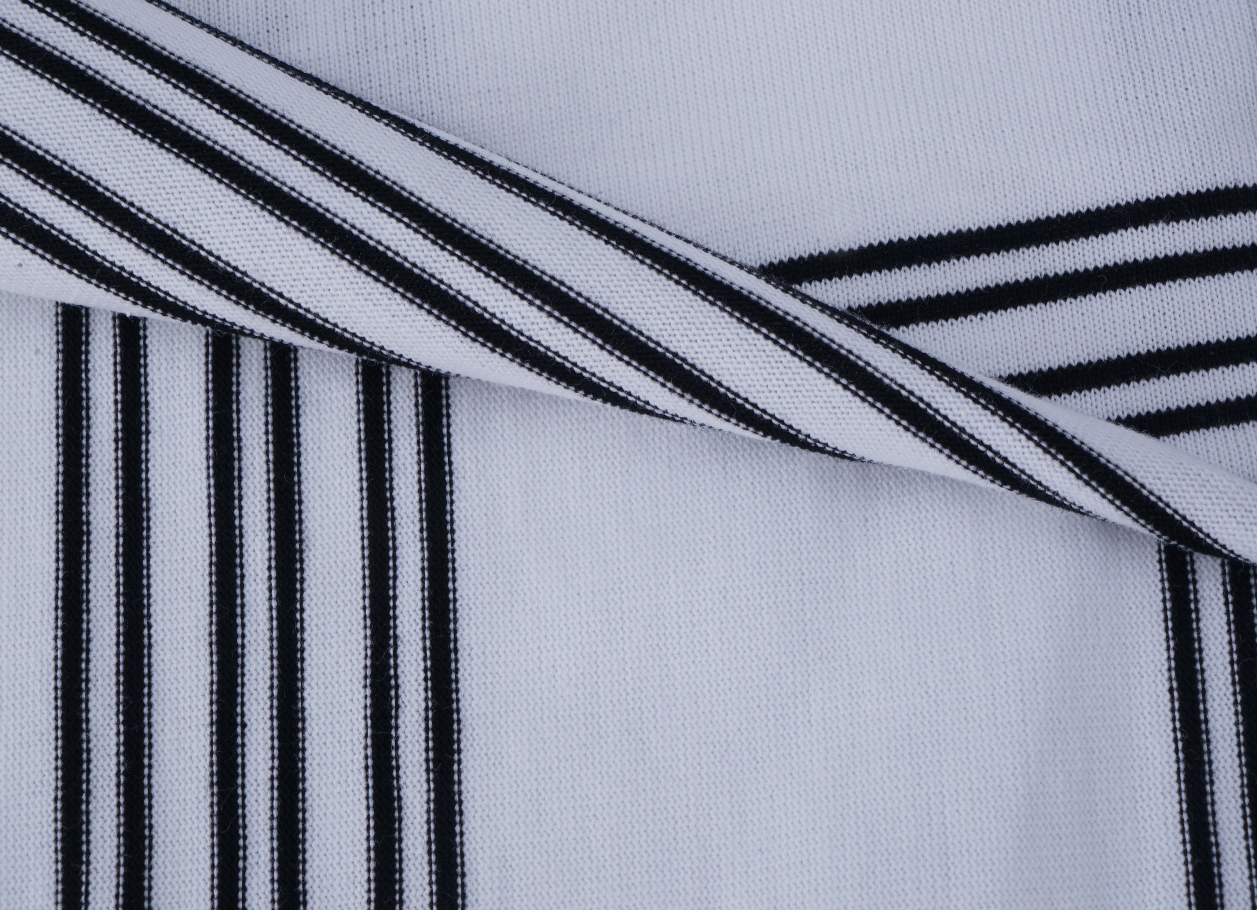 Soft And Healthy Wear-ResistantSkin-Friendly Striped Knit Fabric For T-Shirt