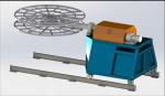 Plastic Product Making Shuttle Rotomolding Machine High Efficiency