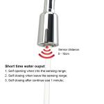 Kitchen 35mm Cartridge Polished Infrared Sensor Water Faucet