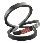 Type 3V 5V 8V Industrial Wrapped Rubber V Belt for Machine Polyester Cotton