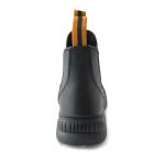 Waterproof Oil Resistant Work Boots , Black Chelsea Steel Toe Work Boots