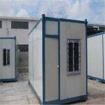 lightweight steel structure prefab log home container house for office