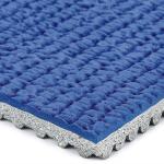 Blue Natural Prefabricated Running Track Synthetic Rubber Roll IAAF Approved