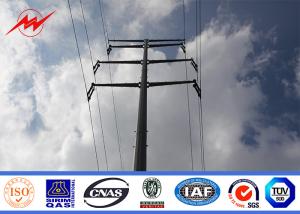 Quality Galvanized Electrical Tubular / Lattice Metal Utility Poles Transmission Line Pole wholesale
