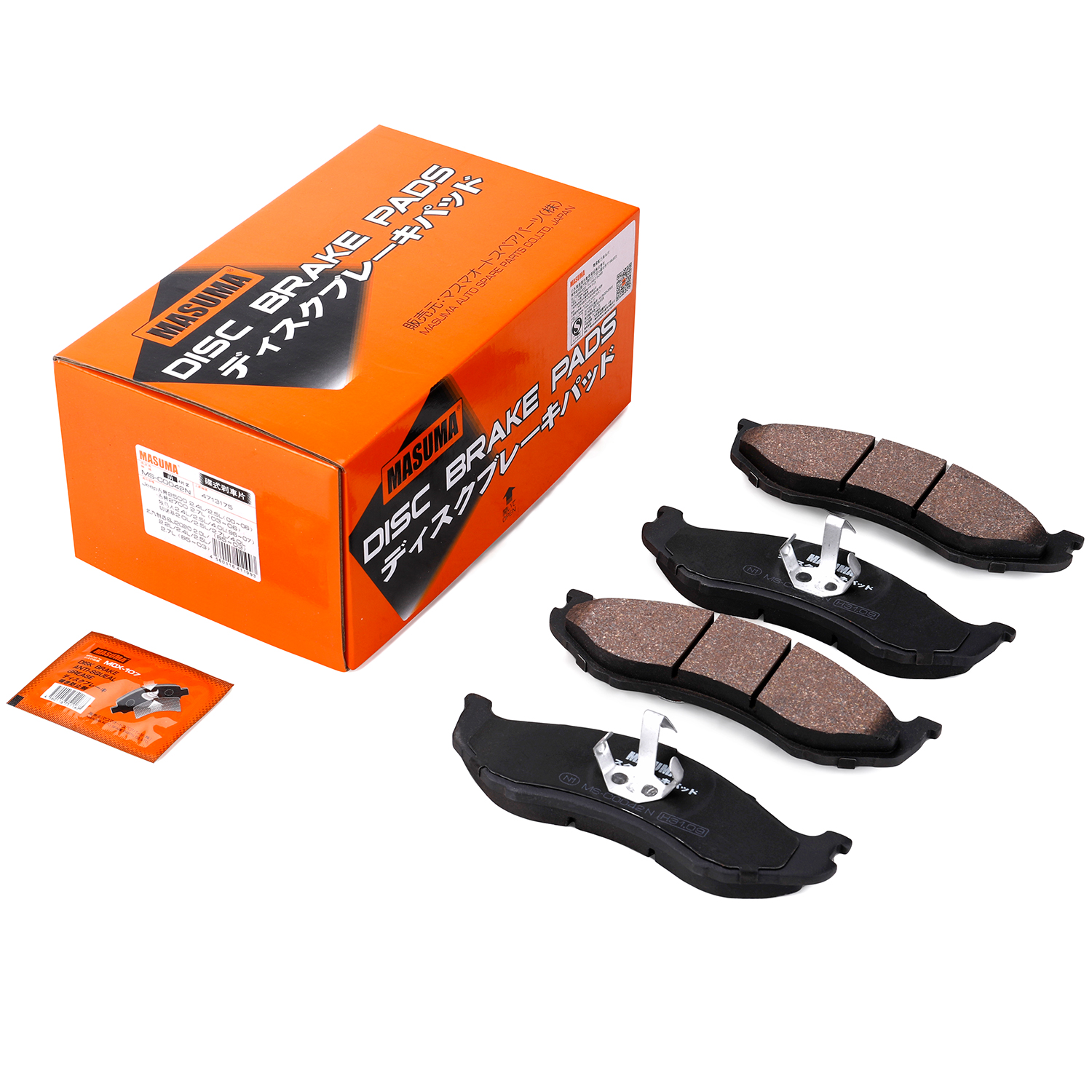 Auto 4Pair Brake Pads Set Ceramic 4713175 04778058AB 16*8.5*7cm from MASUMA Suppliers