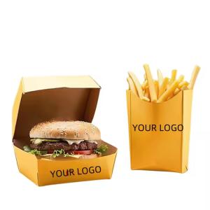 Quality Automatic Printing Hamburger Boxes Disposable Takeaway Packaging wholesale